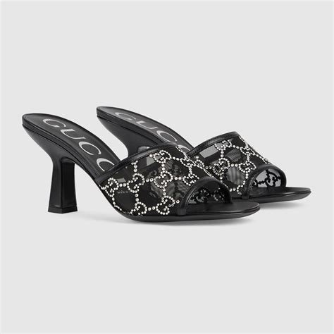 sandalo tacco gucci|Gucci Sandalo donna con tacco Incrocio GG.